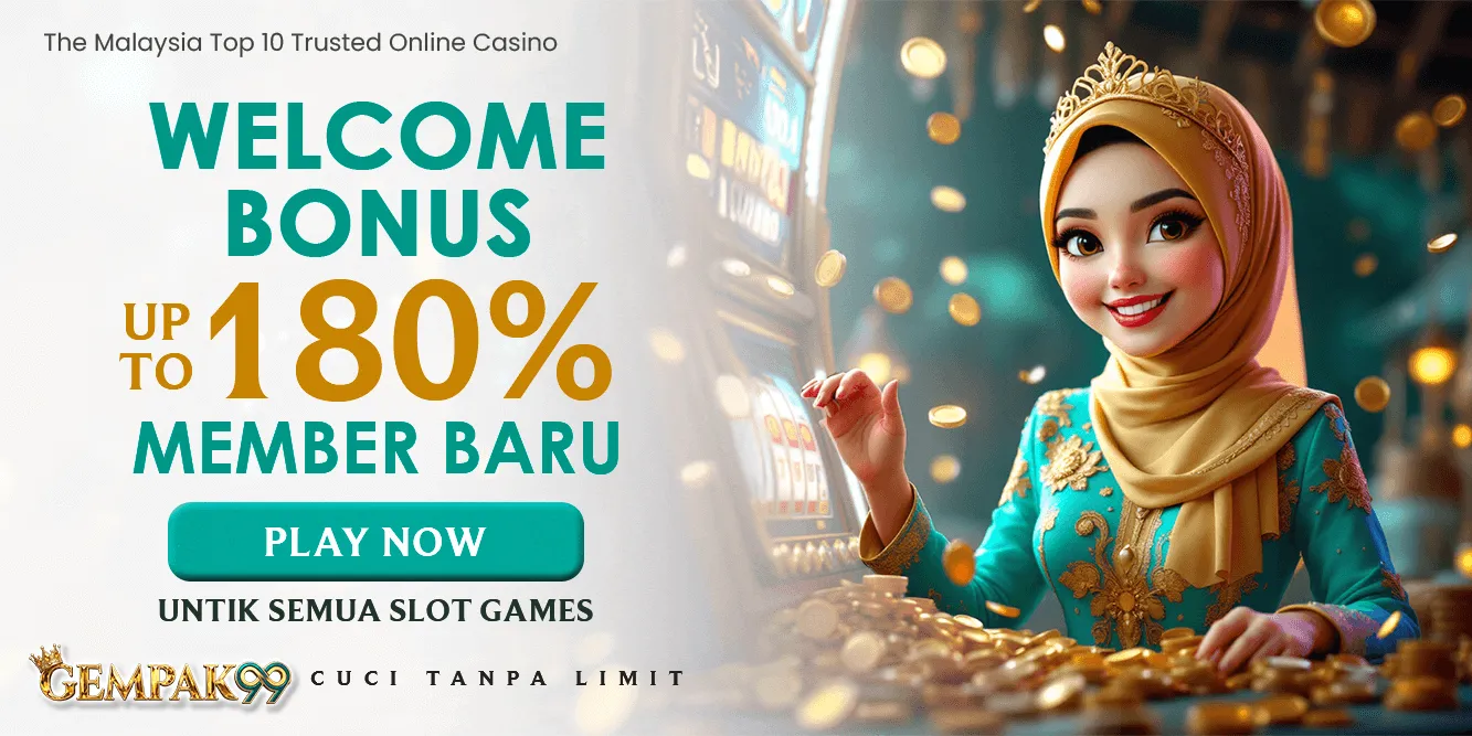 GEMPAK99 welcome bonus up to 180% for new members